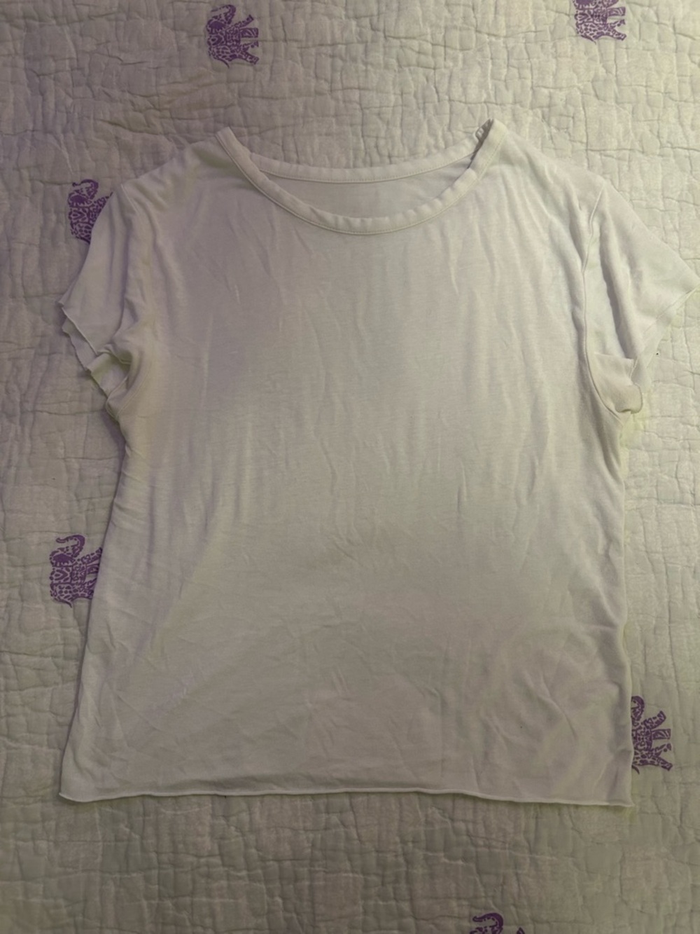 Classic White Women's Crewneck Tee - Unbranded